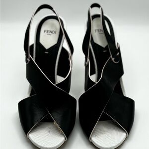Fendi Open Toe Heels 39